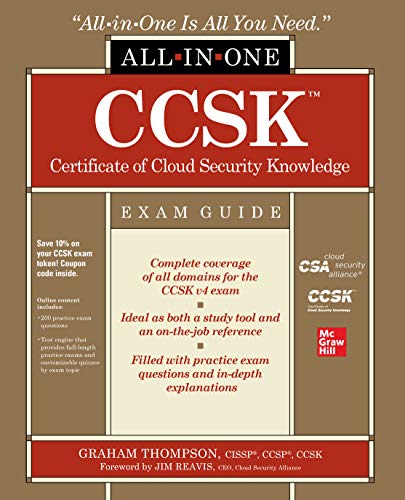 Ccsk Certificate Of Cloud Security Knowledge Allinone Exam Guide Graham Thompson