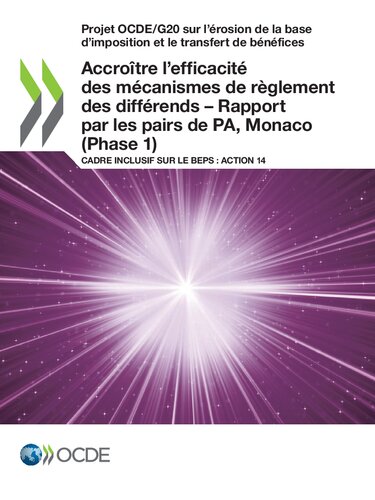 Accrotre Lefficacit Des Mcanismes De Rglement Des Diffrends Rapport Par Les Pairs De Pa Monaco Phase 1 Oecd