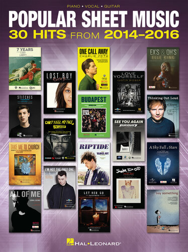 Popular Sheet Music 30 Hits From 20142016 Hal Leonard Corp