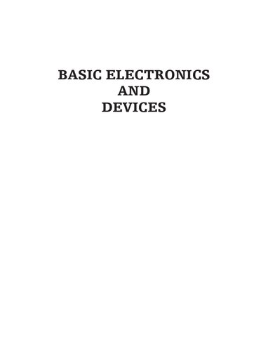 Basic Electronics And Devices S Salivahanan
