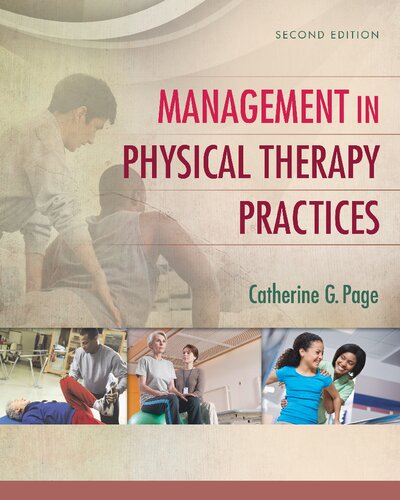 Management In Physical Therapy Practices 2nd Edition Catherine G Page