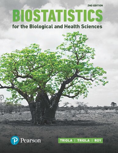Biostatistics For The Biological And Health Sciences 2nd Edition Marc M Triola