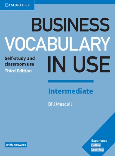 Business Vocabulary In Use Intermediate 3rd Edition Kindle Bill Mascull