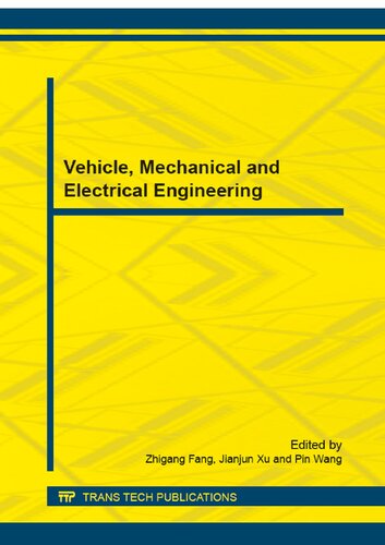 Vehicle Mechanical And Electrical Engineering Zhigang Fang Jianjun Xu