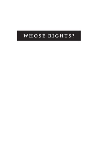 Whose Rights Counterterrorism And The Dark Side Of American Public Opinion Clem Brooks