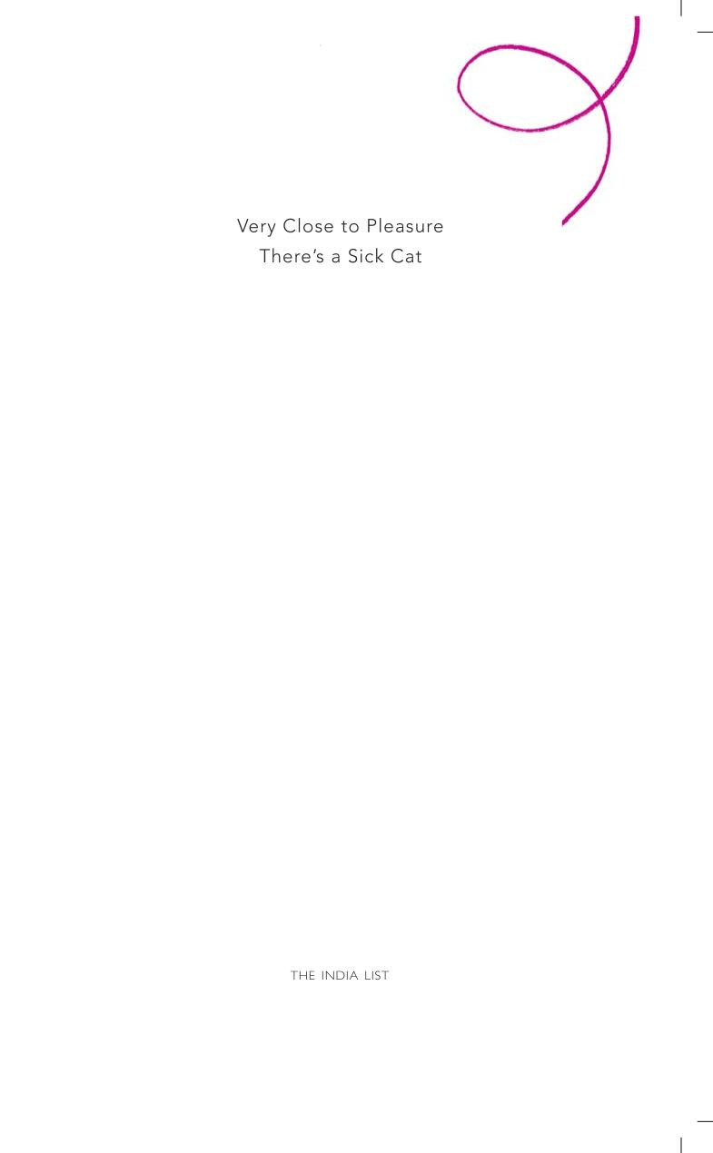 Very Close To Pleasure Theres A Sick Cat And Other Poems Shakti Chattopadhyay Arunava Sinha