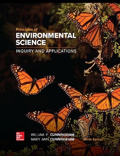 Principles Of Environmental Science 9th Edition William Cunningham