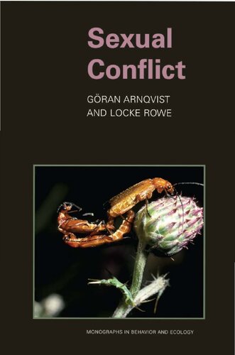 Sexual Conflict Göran Arnqvist Locke Rowe