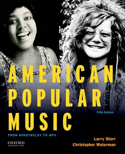 American Popular Music From Minstrelsy To Mp3 5th Edition Larry Starr