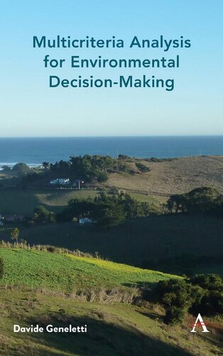 Multicriteria Analysis For Environmental Decisionmaking Strategies For Sustainable Development Series Davide Geneletti