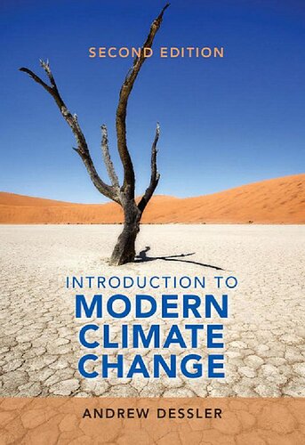 Introduction To Modern Climate Change 2nd Edition Andrew Dessler