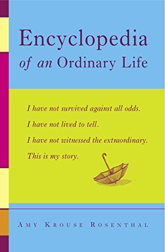 Encyclopedia Of An Ordinary Life Amy Krouse Rosenthal
