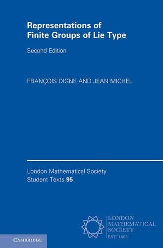 Representations Of Finite Groups Of Lie Type 2nd Edition Franois Digne