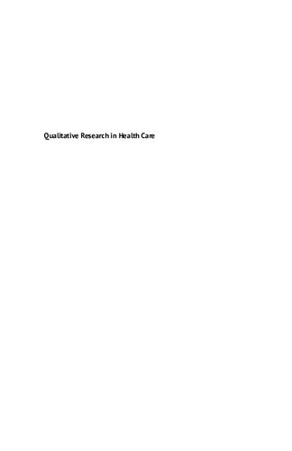 Qualitative Research In Health Care Nicholas Mays Pope
