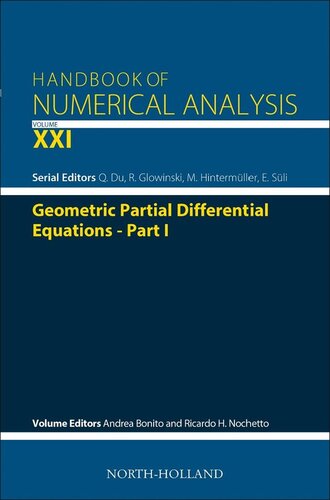 Geometric Partial Differential Equations Part I Ricardo H Nochetto Andrea Bonito