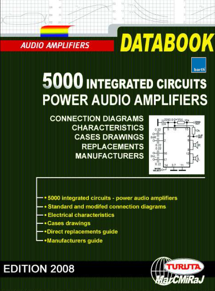 5000 Integrated Circuits Power Audio Amplifiers Databook 2008th Edition Eugene Turutta