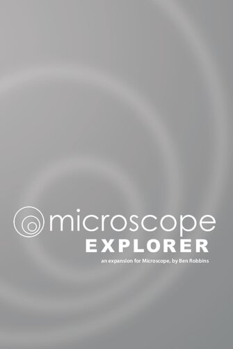 Microscope Explorer 1st Edition Ben Robbins