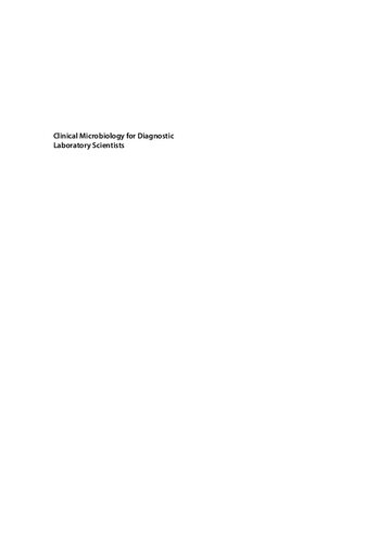 Clinical Microbiology For Diagnostic Laboratory Scientists Sarah Jane Pitt