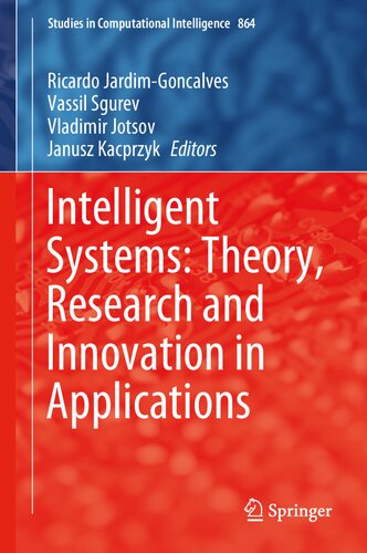 Intelligent Systems Theory Research And Innovation In Applications 1st Edition Ricardo Jardimgoncalves