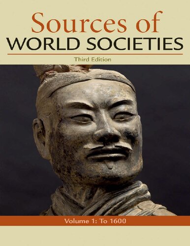 Sources Of World Societies Volume 1 3rd Edition Merry E Wiesnerhanks