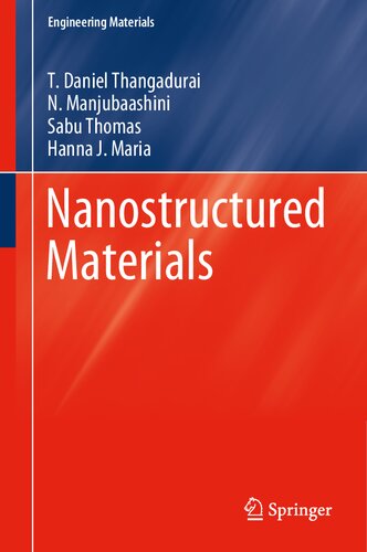 Nanostructured Materials 1st Edition T Daniel Thangadurai N Manjubaashini