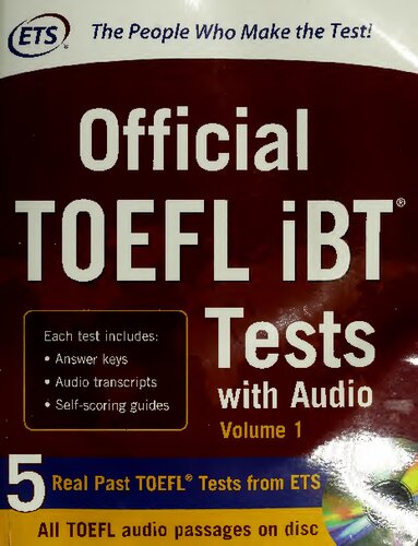 Official Toefl Ibt Tests Educational Testing Service