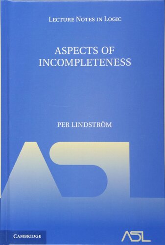 Aspects Of Incompleteness Per Lindstrm