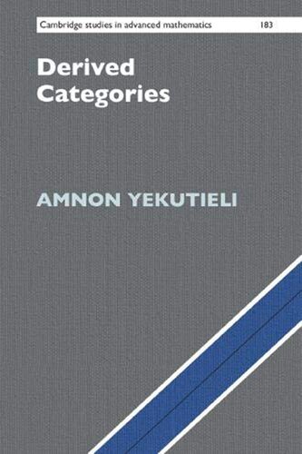Derived Categories Amnon Yekutieli