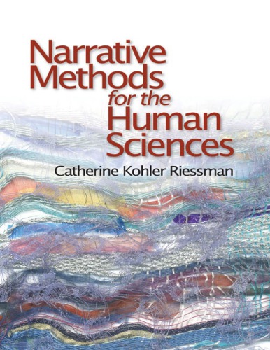 Narrative Methods For The Human Science Catherine Kohler Riessman