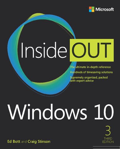 Windows 10 Inside Out 3rd Edition Ed Bott Craig Stinson