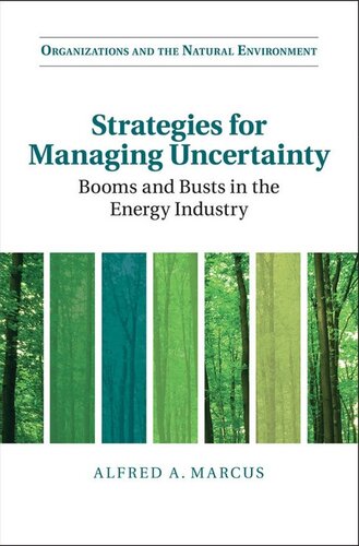 Strategies For Managing Uncertainty Booms And Busts In The Energy Industry Organizations And The Natural Environment Alfred A Marcus
