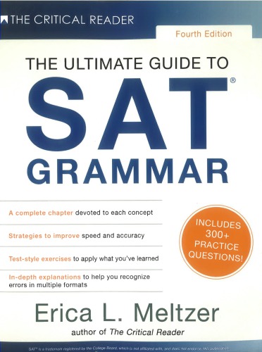 The Ultimate Guide To Sat Grammar Erica Meltzer