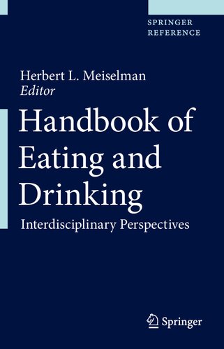 Handbook Of Eating And Drinking 1st Edition Herbert L Meiselman