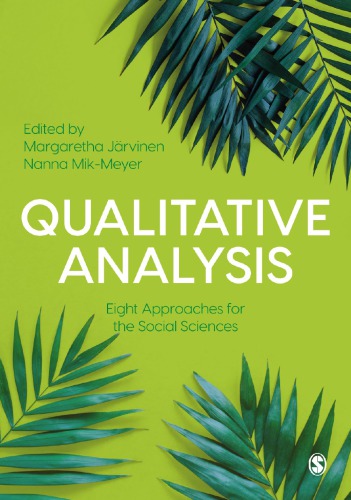 Qualitative Analysis Eight Approaches For The Social Sciences 1st Edition Margaretha Jrvinen