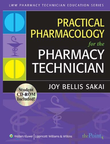 Practical Pharmacology For The Pharmacy Technician Joy Bellis Sakai