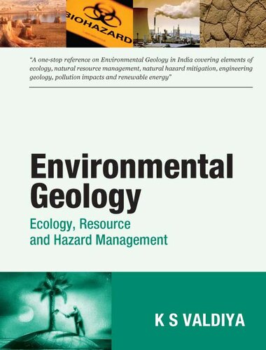 Environmental Geology 2nd Ks Valdiya Valdiya Ks