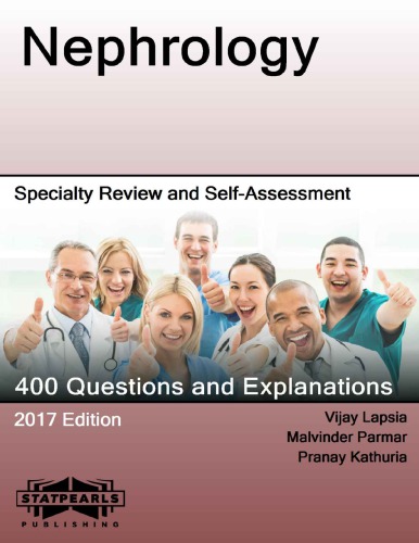 Nephrology Specialty Review And Selfassessment Statpearls Review Series Book 144 2017 Edition Vijay Lapsia