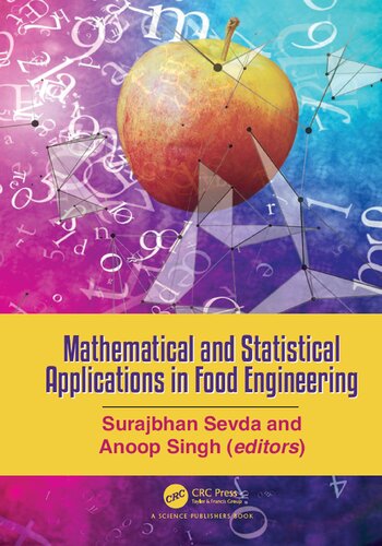 Mathematical And Statistical Applications In Food Engineering India Sevda