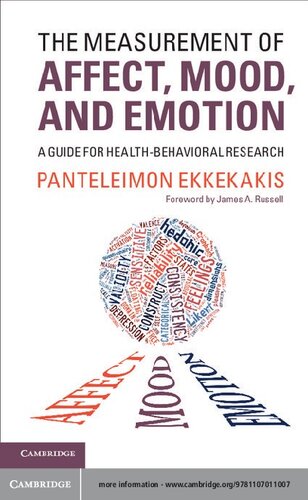 The Measurement Of Affect Mood And Emotion Panteleimon Ekkekakis