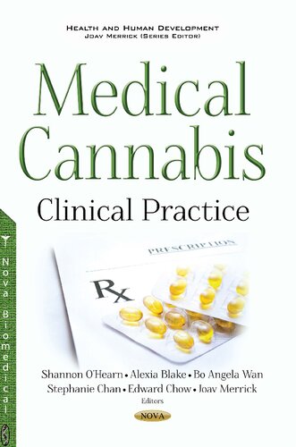 Medical Cannabis Clinical Practice Health And Human Development 1st Edition Shannon Ohearn Editor