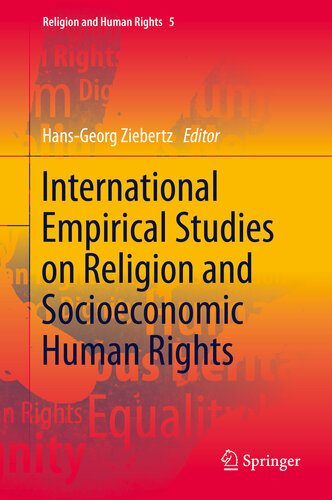 International Empirical Studies On Religion And Socioeconomic Human Rights Hansgeorg Ziebertz