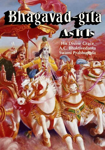 Bhagavadgita As It Is 1972 Edition Retail Ac Bhaktivedanta Swami Prabhupada