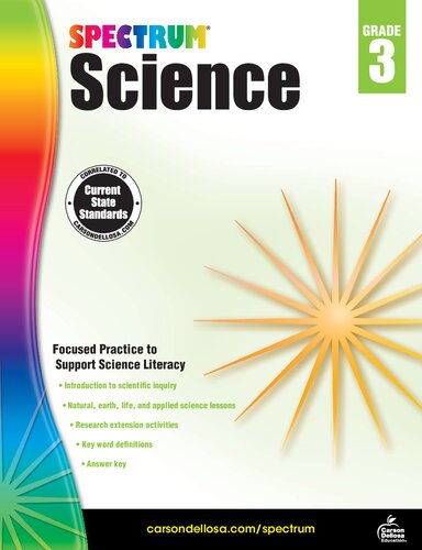 Spectrum Science Grade 3 Carson Dellosa Education