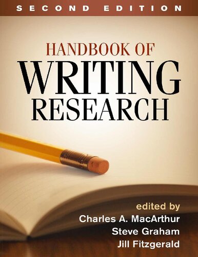 Handbook Of Writing Research 2nd Edition Charles A Macarthur