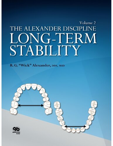 The Alexander Discipline Longterm Stability Volume 2 1st Edition R G Wick Alexander