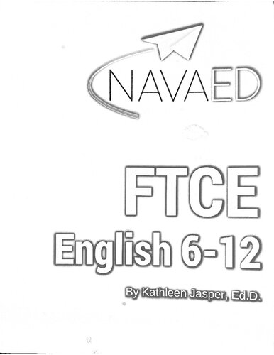 Ftce English 612 Navaed Everything You Need To Slay The English 612 Exam 1st Edition Kathleen Marie Jasper Edd