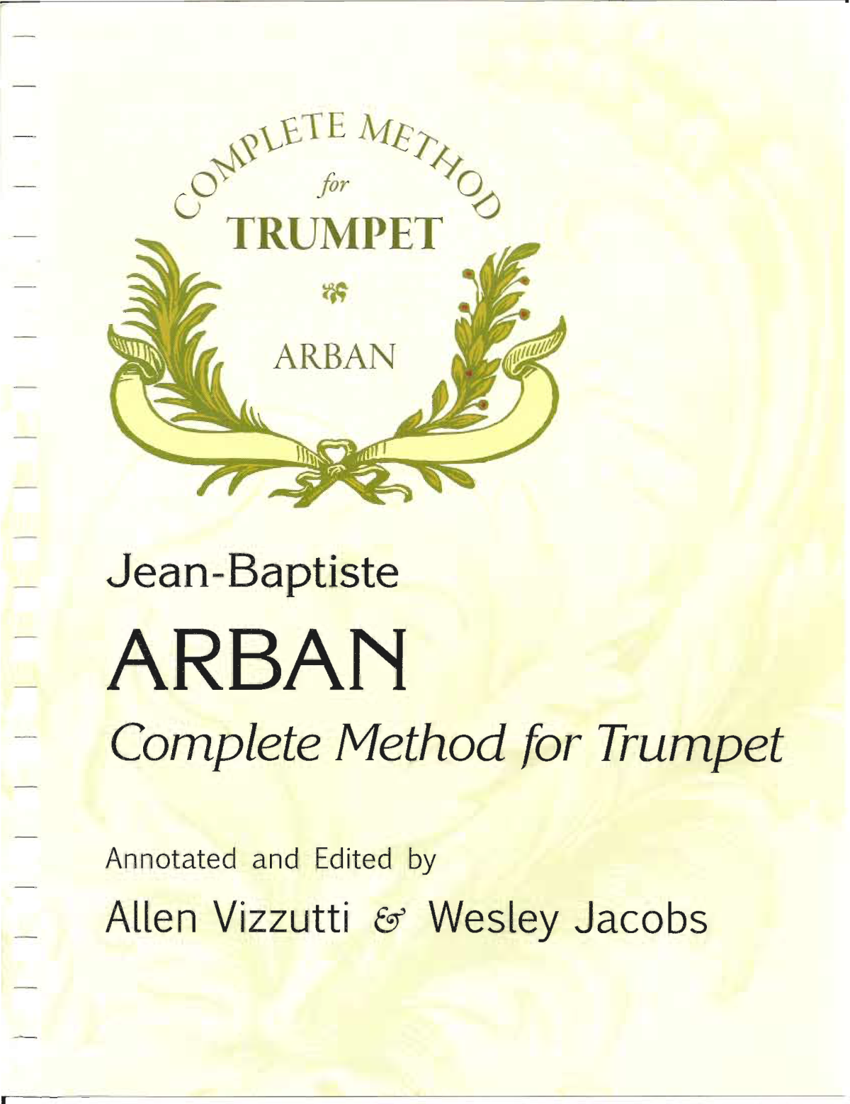 Arban Complete Method For Trumpet Allen Vizzutti Wesley Jacobs J B Arban