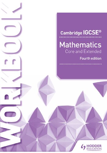 Cambridge Igcse Mathematics Core And Extended Workbook 4th Edition Ric Pimentel