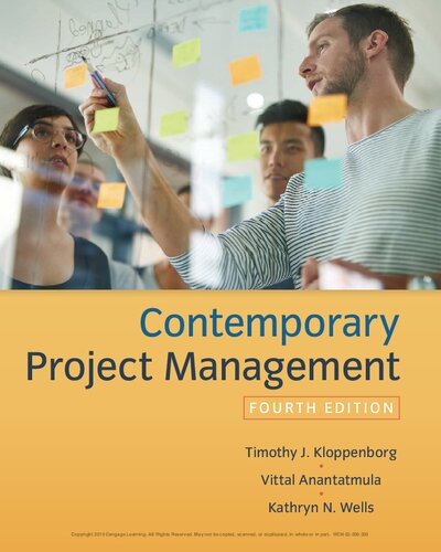 Contemporary Project Management 4th Edition Kloppenborg Timothy