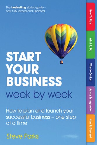 Start Your Business Week By Week 2nd Edition Steve Parks